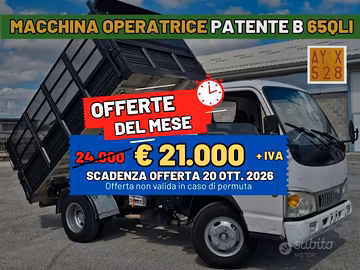 Camion ribaltabile DURSO PATENTE B
