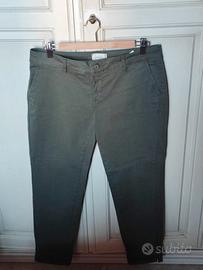 Vicolo pantalone chino verde cachi tg L/44 