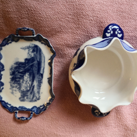 2 oggetti porcellana Tognana, Blue Collection