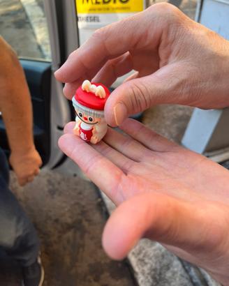 mini labubu portachiave