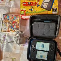Nintendo 2ds Special Edition+Mario Party+custodia