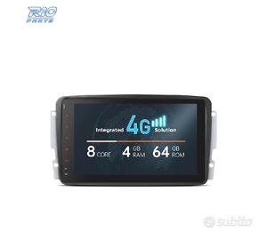 RADIO GPS ANDROID 13 PER MERCEDES CLASSE A C CLK G