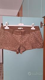 shorts in cotone vita bassa