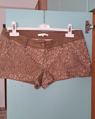 shorts in cotone vita bassa