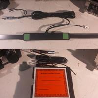 Antenne vintage dietro specchietto per auto d'epoc