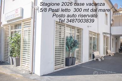 300 mt dal mare 5/8 posti + posto auto