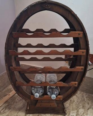 cantinetta porta bottiglie in legno 