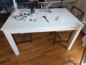 Tavolo bianco allungabile Ikea EKEDALEN