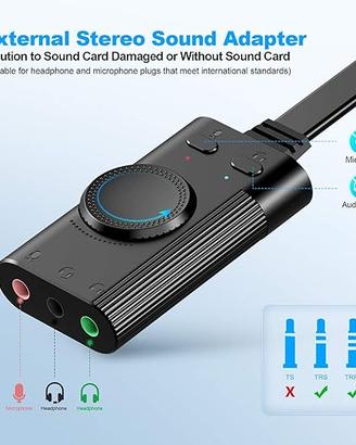 Scheda Audio esterna per PC/portatili
