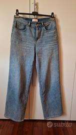 jeans only vita alta gamba larga Taglia 29