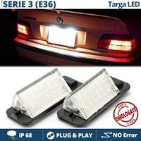 Placchette Luci Targa LED per BMW Serie 3 E36