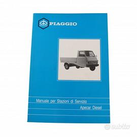 Manuale stazioni di servizio Piaggio Apecar Diesel