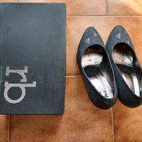 Scarpe silver decoltè nere n.41 RoccoBarocco 