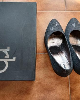 Scarpe silver decoltè nere n.41 RoccoBarocco 