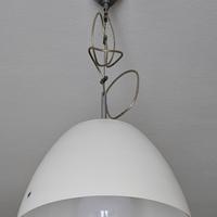 Lampadario vetro Ikea + globo LED