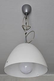 Lampadario vetro Ikea + globo LED