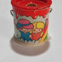 Temperino a forma di barattolo pittura vintage ‘80