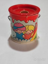 Temperino a forma di barattolo pittura vintage ‘80