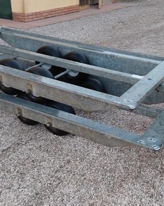 Trenini portabins doppi zincati CE