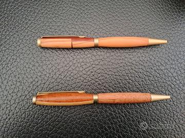 Penne artigianali tornite a mano, pezzo unico