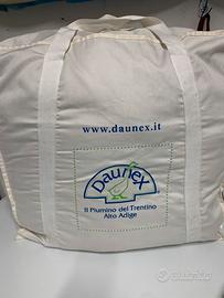 Trapunta matrimoniale in vera piuma d’oca “Daunex”