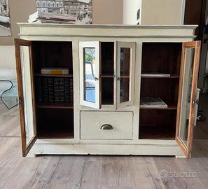 Libreria credenza antica fine 800