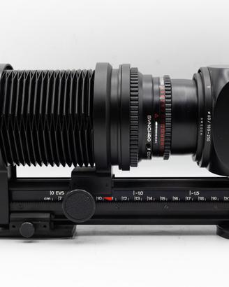 Zeiss Macro Planar 135mm f/5.6 con soffietto