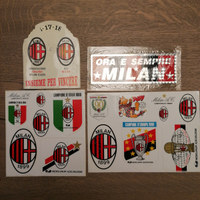 Gadget e adesivi Milan anni '80 -' 90