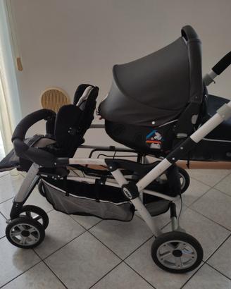 passeggino doppio per fratelli 