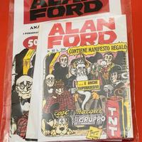 Alan Ford n.50 Anastatica Gazzetta Poster+Adesivi