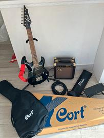 Chitarra X Cort Junior con accessori