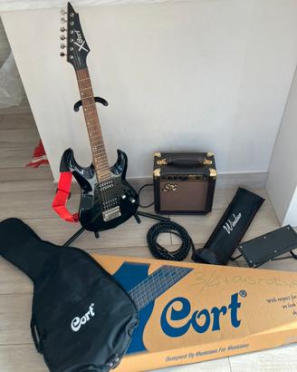 Chitarra X Cort Junior con accessori