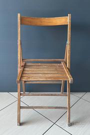 Sedia giardino legno