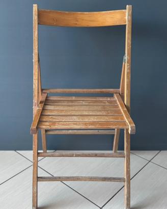 Sedia giardino legno