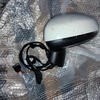 Audi A1 Specchietto  Retrovisore sx bianco 