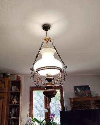 lampadario con boccia
