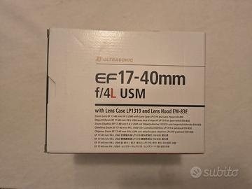 Ottica Canon EF 17-40 f/4L USM