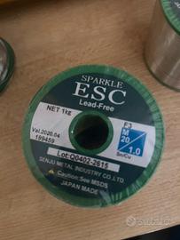 Rotolo stagno a ssaldare x elettronica diam 1 mm