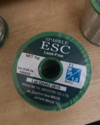 Rotolo stagno a ssaldare x elettronica diam 1 mm