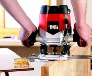 Fresatrice vert BLACK+DECKER KW 900 E + valigetta