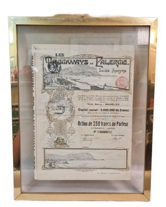 Titolo azionario 1909