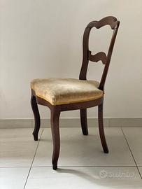 Sedia antica in stile francese