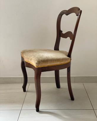 Sedia antica in stile francese