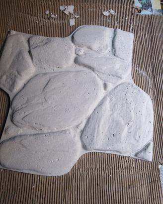 Stampo finta pietra in plastica rigida molto resis