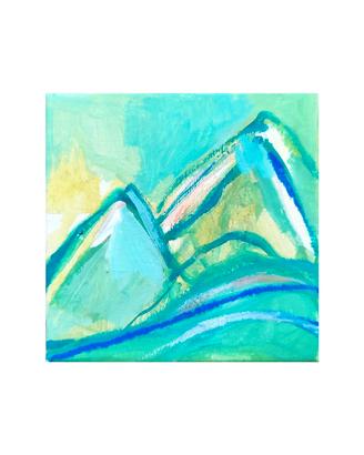 Quadro su tela - Mountains - 15 X 15 cm