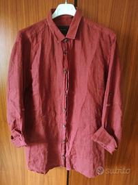 Camicia uomo in lino marca David Naman