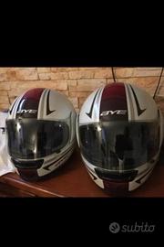 Casco integrale uomo e donna, misura XS e L.