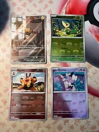 Lotto Carte Pokemon Fuoco Bianco/Luce Nera