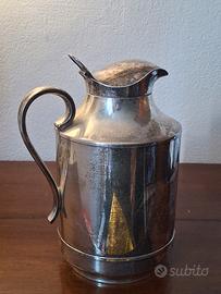 Termos design, epoca anni '60, placcato argento.