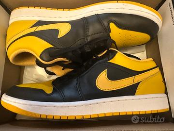 Nike air Jordan 1 Low Giallo-Nere